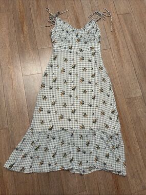 tala linen dress reformation Reformation Tala Linen Dress
